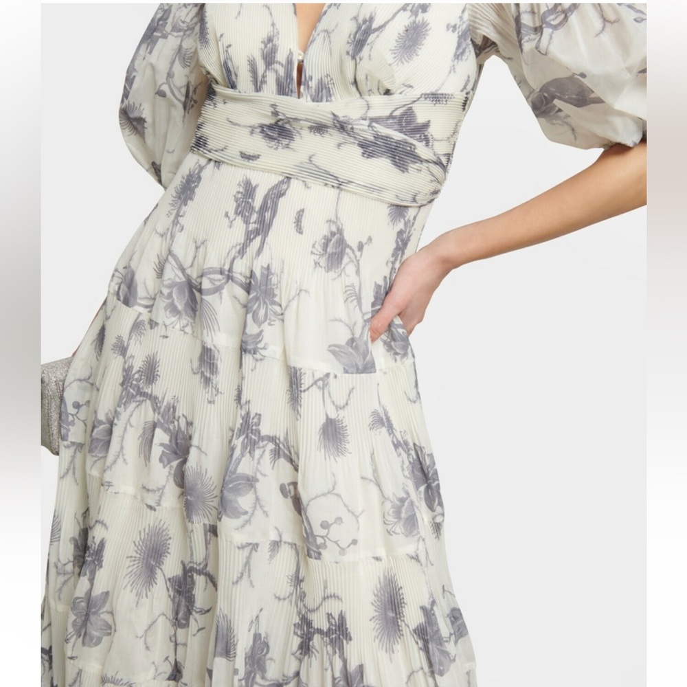NWT Zimmermann Pleated Midi Dress - Picture 4 of 9